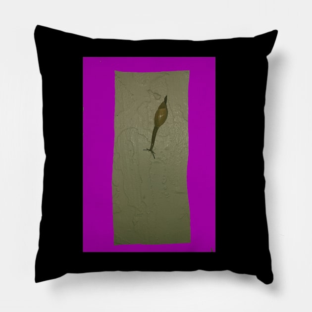 Snail on da house Pillow by LeeJanee