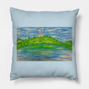 Church at the Lake Pillow