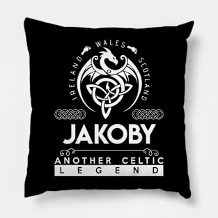 Jakoby Name T Shirt - Another Celtic Legend Jakoby Dragon Gift Item Pillow