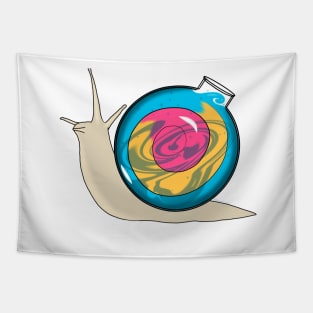 Cute Magic potion snail -- Pastels Tapestry