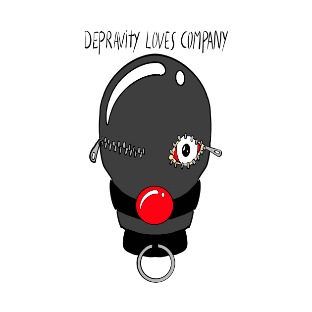 Depravity Loves Company - black letter by LarsBeelzebub