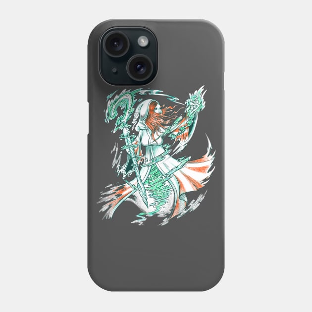 White Magic Phone Case by stevenlefcourt