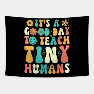 Its A Good Day To Teach Tiny Humans Teacher Back To School Tapestry