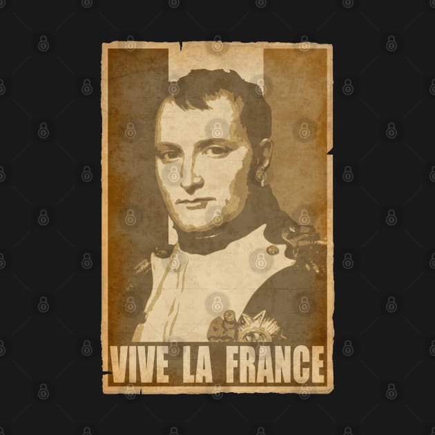 Napoleon Vive La France Propaganda Poster Pop Art by Nerd_art