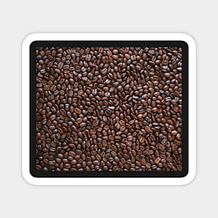 Coffee Beans Texture Magnet