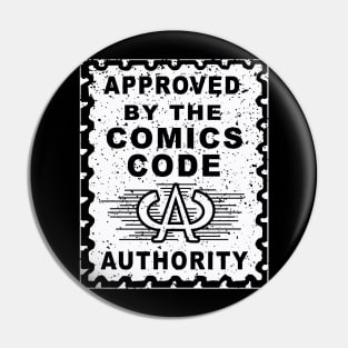 Comics Code Pin