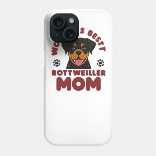 Cute Rottie Rottweiler Mama Shirt, Mothers Day Dog Mom Phone Case
