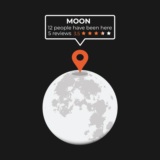 Moon Location T-shirt by Bestseller