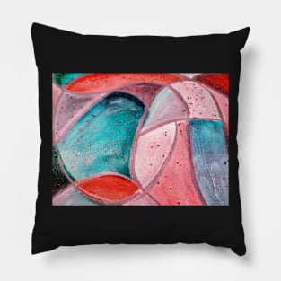 green and red Pillow