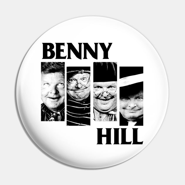 Benny Hill -- Punksthetic Fan Art Pin by DankFutura