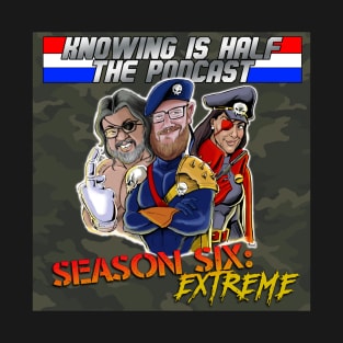 Knowing is Half the Podcast Season 6 Logo T-Shirt