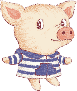 Cute Pig boy Magnet