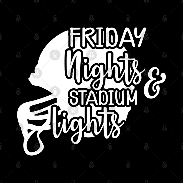 Football - Friday nights and stadium lights by KC Happy Shop