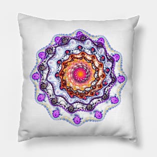 Fractal rose Pillow