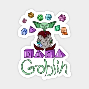 Pastel Dice Goblin Magnet