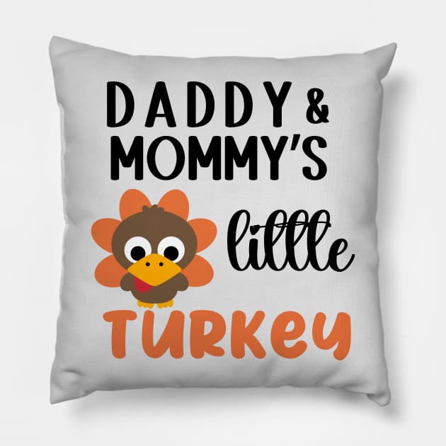 Thanksgiving Family 2023 Pillow by Fifi Art