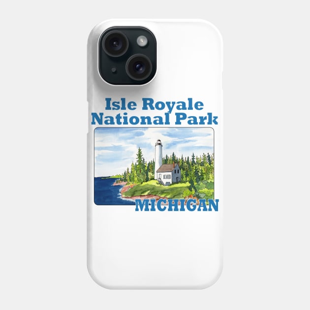 Isle Royale National Park, Michigan Phone Case by MMcBuck