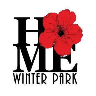 HOME Winter Park Red Hibiscus T-Shirt