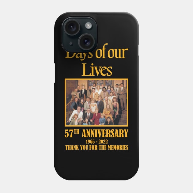 Days of our Lives 55th Anniversary Thank You For The Memories Phone Case by Den Tbd