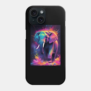 Multi-Coloured Large Elephant Phone Case