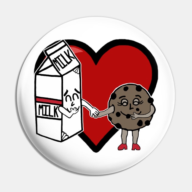 Milk and Cookie Love Pin by BlakCircleGirl