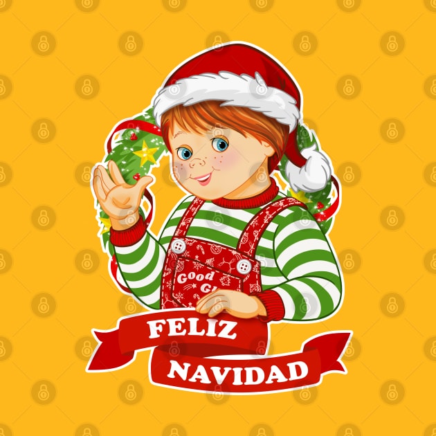 Child's Play - Feliz Navidad - Chucky by Ryans_ArtPlace