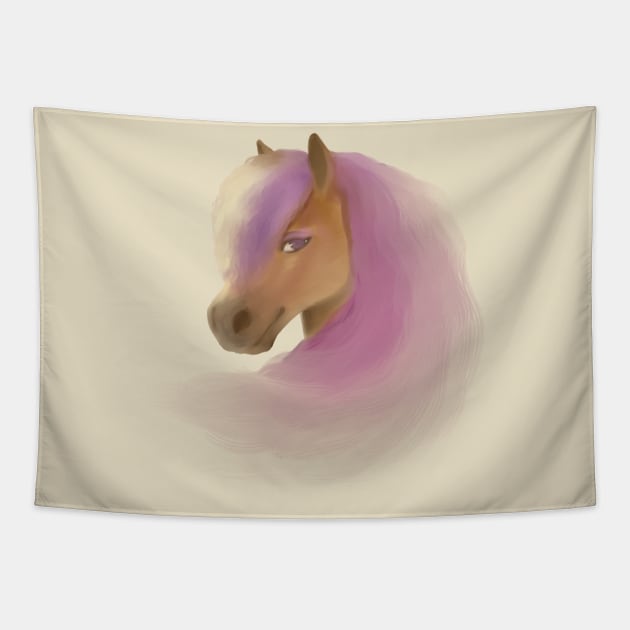 Simple pony Tapestry by Ancsi