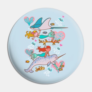 Mermaids Pin