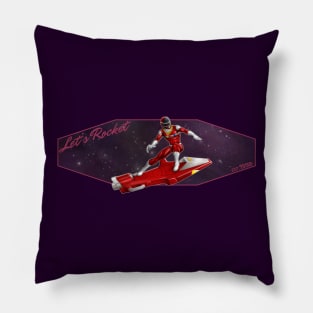 Let's Rocket Pillow