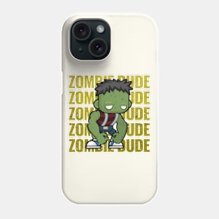 Zombie Dude Creepy Scary Kawaii Zombie Cute Halloween Outfit Phone Case