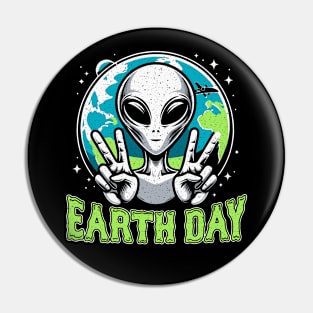 Alien Planet Earth Day April 22 Earth Day Pin