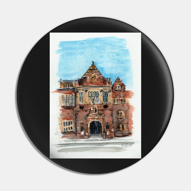 Worcester Museum and Library Pin by adam-bullock