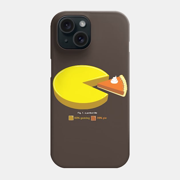 A Perfect Life (Gaming and Pie) Phone Case by Boots