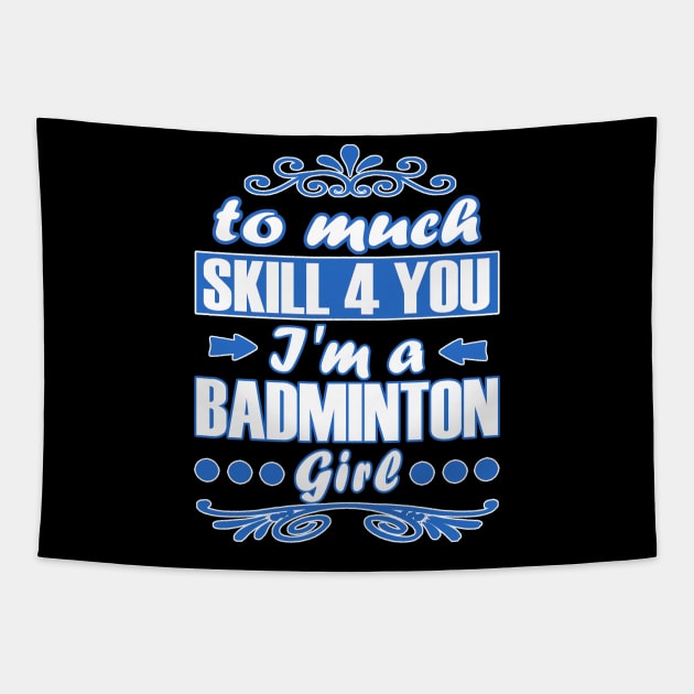 Badminton Badminton Racket Shuttlecock Net Women Tapestry by FindYourFavouriteDesign