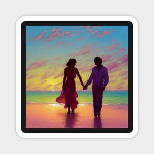 Romance on the Beach Magnet