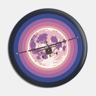 Cessna 172 Purple Moon Pin