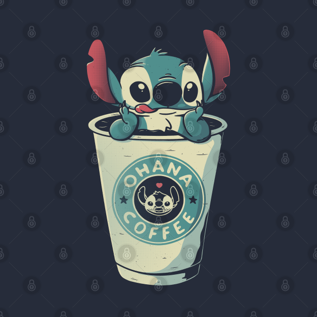 Download Ohana Coffee - Lilo And Stitch - Hoodie | TeePublic