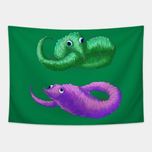 Squirmles / Worm On A String Tapestry