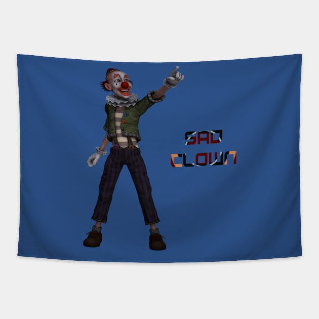 Clown Tapestry by Anisriko