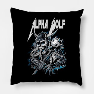 ALPHA WOLF MERCH VTG Pillow