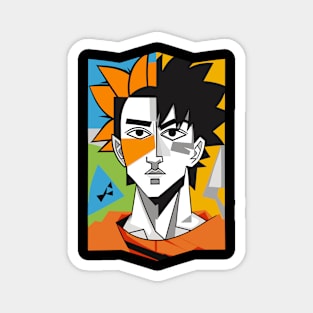 Abstract Saiyan Magnet