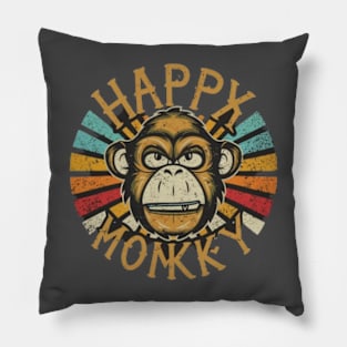 Happy Monkey Pillow