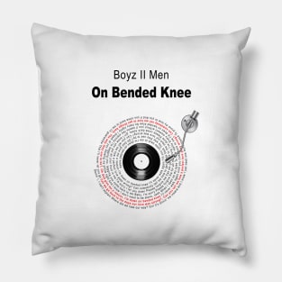 ON BENDED KNEE LYRICS ILLUSTRATIONS Pillow