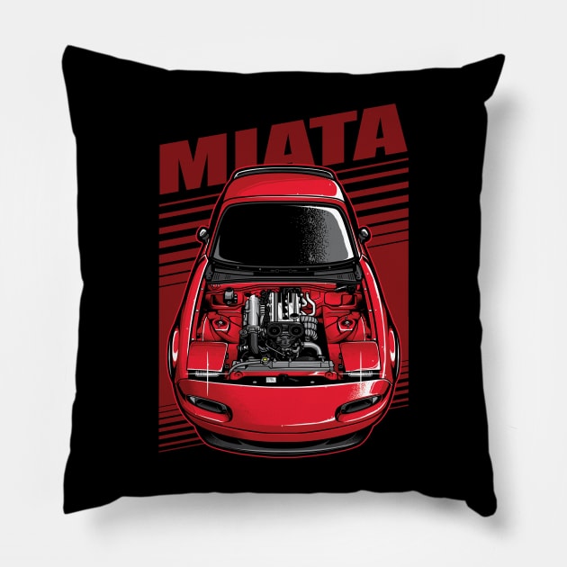 Mazda MX-5 Pillow by JDMAPEX