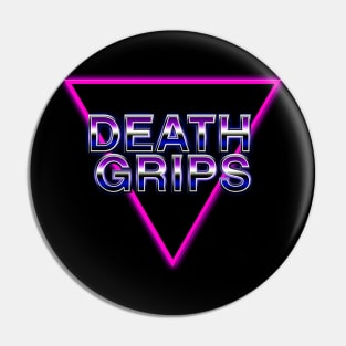 DEATH GRIPS retro logo Pin