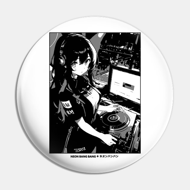 Japanese Anime Manga Streetwear - DJ Pin by Neon Bang Bang