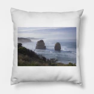 Gog and Magog from the 12 Apostles, Port Campbell National Park, Victoria, Australia. Pillow