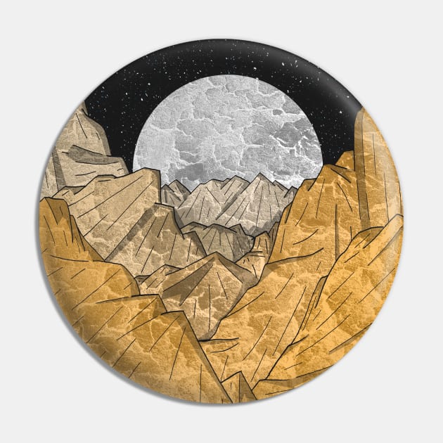 The Copper Mountains Pin by Swadeillustrations