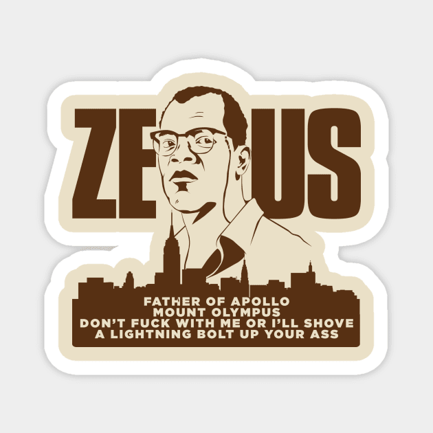 Zeus (Die Hard) Magnet by mosgraphix