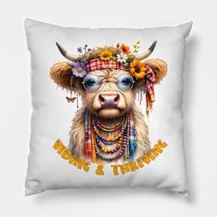 Cute Highland Cow Pillow